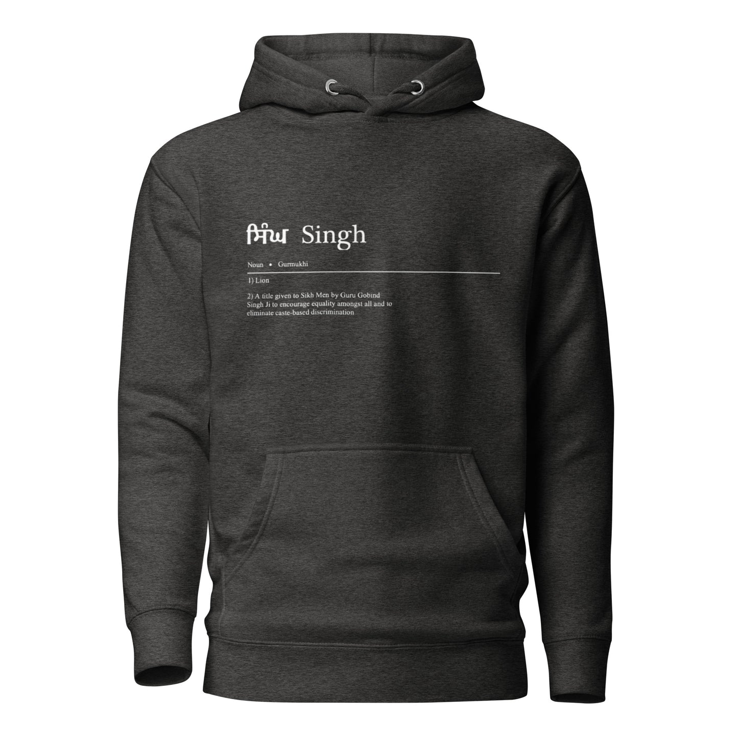 Singh by Definition Hoodie (with White Detailing)