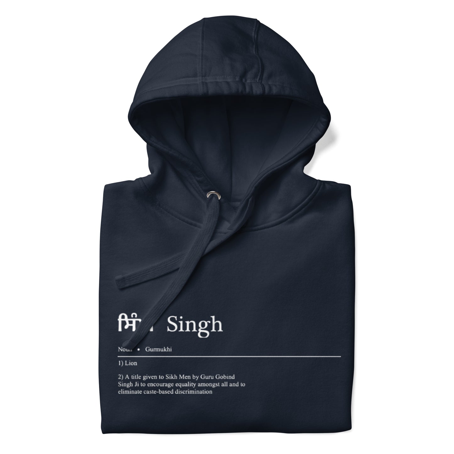 Singh by Definition Hoodie (with White Detailing)