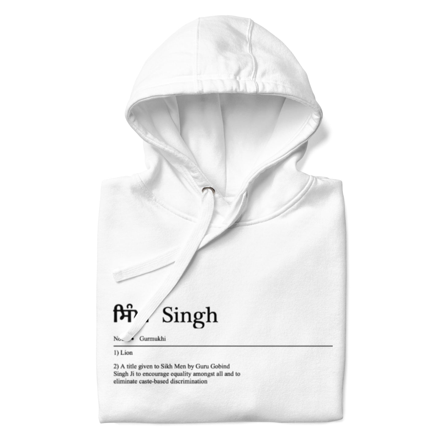 Singh by Definition Hoodie (with Black Detailing)