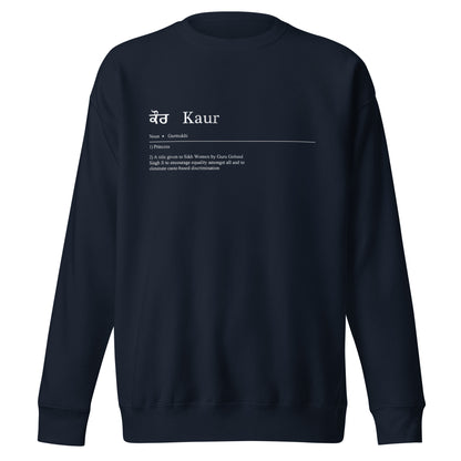 Kaur by Definition Sweatshirt (with White Detailing)