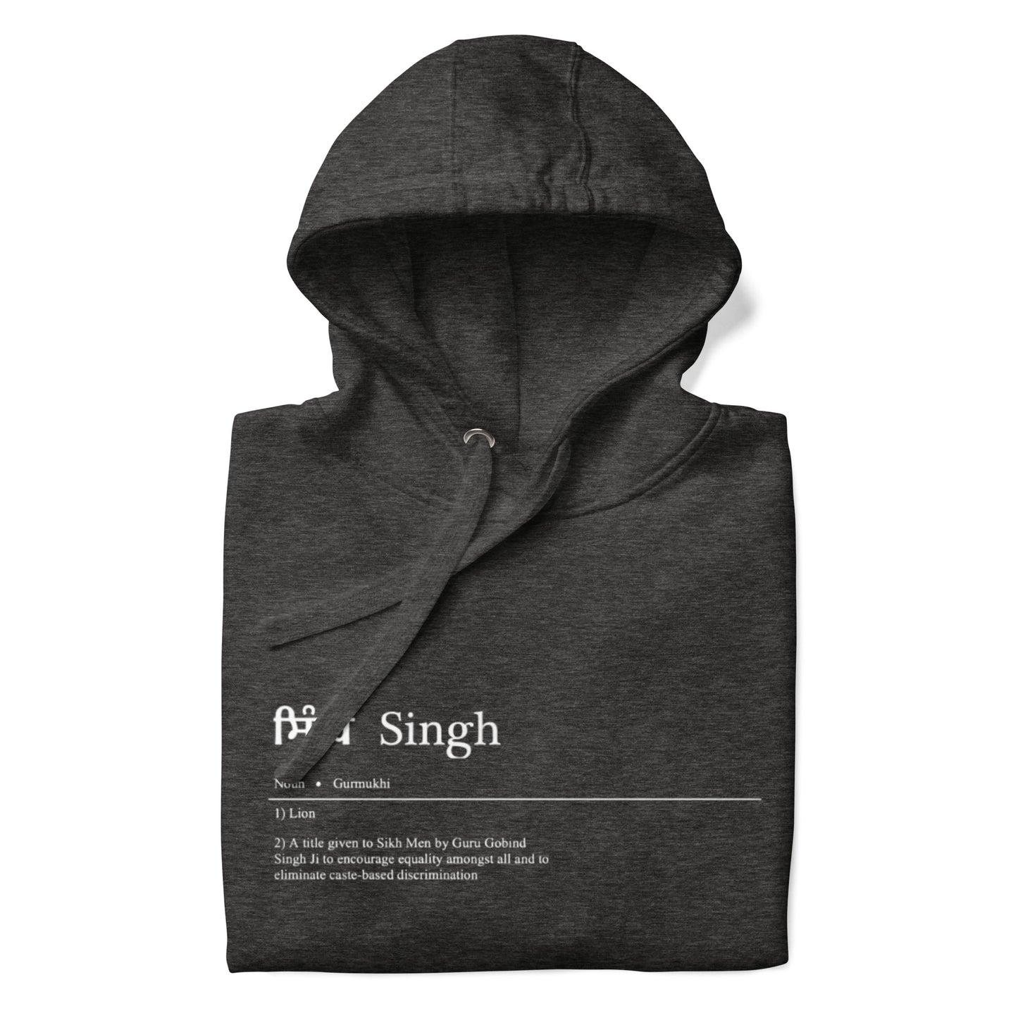 Singh by Definition Premium Hoodie (with White Detailing)